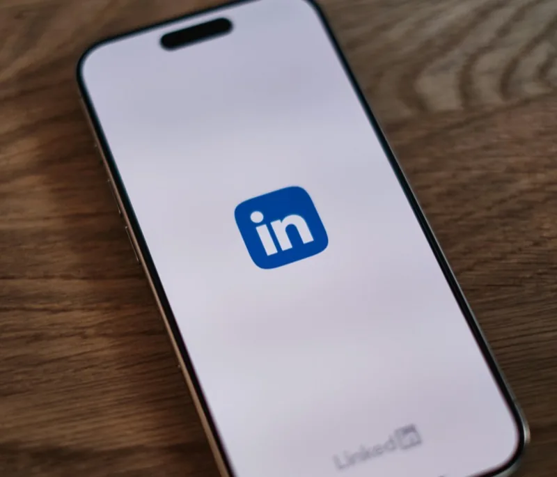 LinkedIn profile displayed on a device